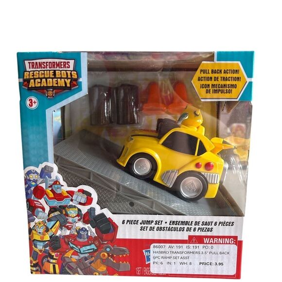 Nwt transformers rescue bots Academy six piece jump set sold out discontinued - Picture 1 of 2